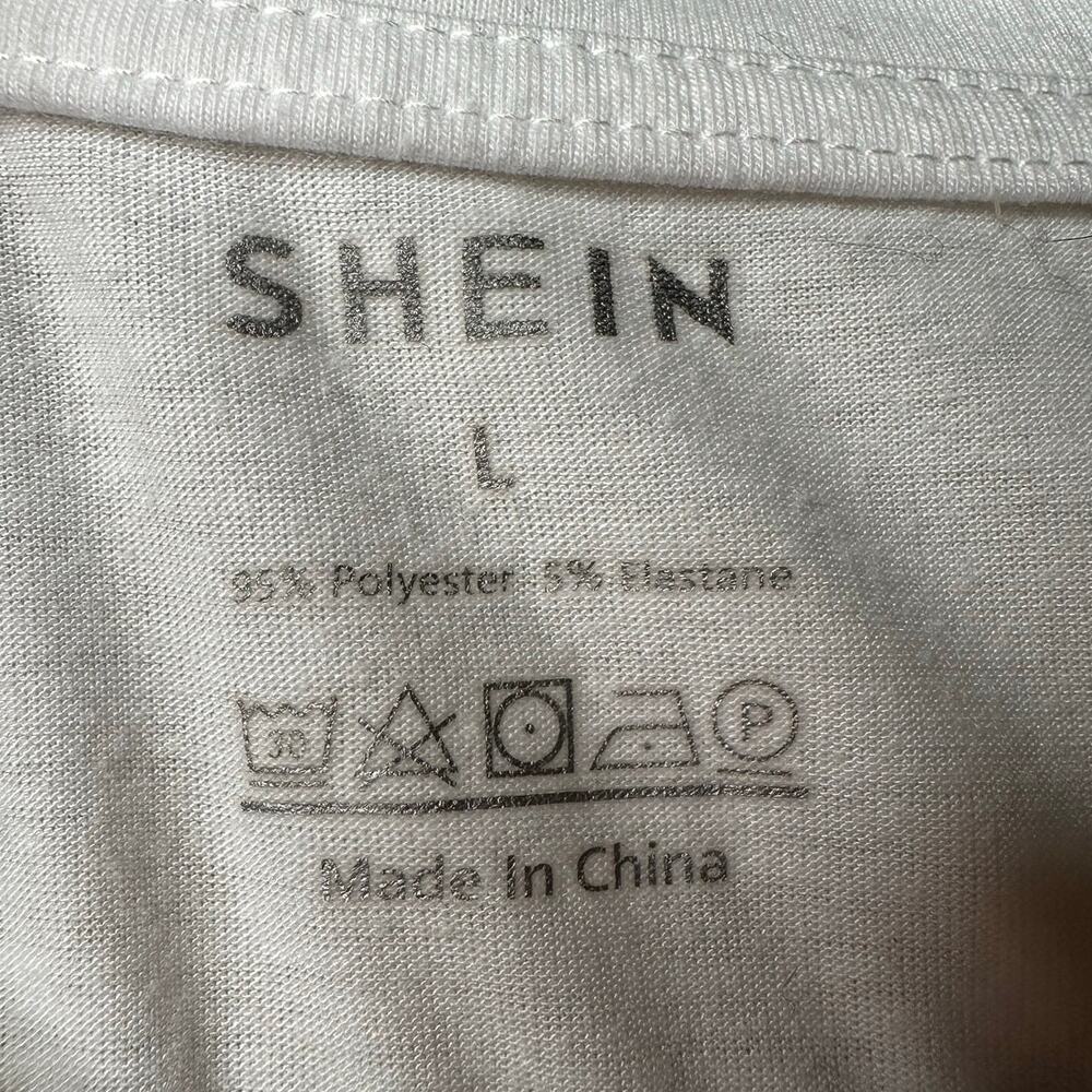 SHEIN: White Tequila Cartoon Tee - Picture 7 of 7